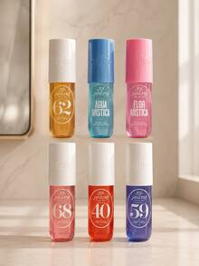Sol Hair & Body Perfume Mist 90ml/ 3 Oz  Mini Travel-40 Bom Dia Bright™ |Cheirosa 59 Delicia Drench |Brazilian Crush Cheirosa 62 | 68 Beija Flor™ |Agua Mística Perfume|Flor Mística Perfume - 6件組合 - 查看 3