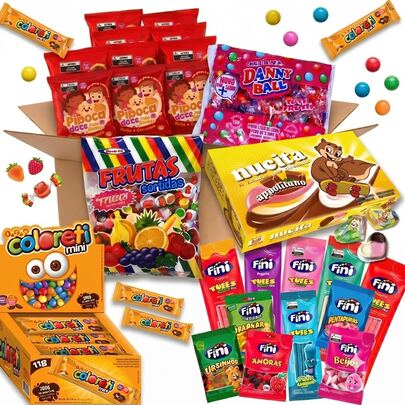 Kit Guloseimas Rende 24/36/48/60 Sacolinhas Lembrancinhas Aniversário Infantil Pipoquinha Fini Nucita - Fala Comigo