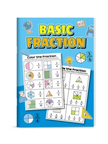 Cuaderno de Matemáticas de Fracciones Básicas de 32 Páginas, Reconocimiento de Numerador y Denominador, Operaciones de Suma y Resta, Materiales de Aprendizaje de Enseñanza Cognitiva de Matemáticas, Adecuado para el Aprendizaje en el Hogar y el Aula Escolar, Suministros de Aprendizaje, Herramientas de Apoyo al Aprendizaje - Fracción - Ver 9