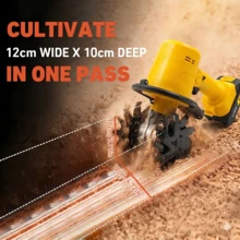21V Electric Tillers & Garden Soil Loosening Machines - Power Upgrade - View 7