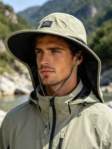 1pc Spring/Summer New Fashionable Outdoor Sun-Shading Breathable Mesh Neck Protector Bucket Hat, Face-Slimming, Versatile, Soft & Comfortable, Suitable For Outdoor Activities, Hiking, Fishing, Camping, Cycling - Multicolor - View 7