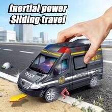 1 Pc Children's Toy Car Ambulance Simulation With Inertia Spring. Boy Model. Large Size. Can Be Opened. - Multicolor - View 5