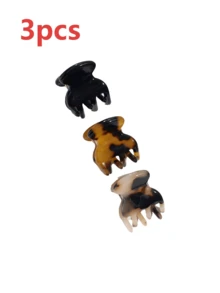 6/3 buah Jepit Rambut Mini Motif Leopard Asetat Serbaguna untuk Wanita, Cocok untuk Pemakaian Sehari-hari, Aksesori Rambut Musim Panas, Jepit Rambut Saat Liburan - MultiWarna - View 6