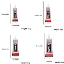 B6000 Adhesive. This Is A Fast-Curing, High-Strength Adhesive With Excellent Bonding Performance. Very Suitable For Repairing And Connecting Phone Cases, Sequins, Plastics, Ceramics, Various Metals, Glass And Other Materials. - B-6000 - View 3