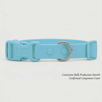 PVC Waterproof, Odor-Resistant, Rust-Proof Dog Collar, Easy To Clean Adjustable Buckle, Suitable For Small, Medium And Large Dogs