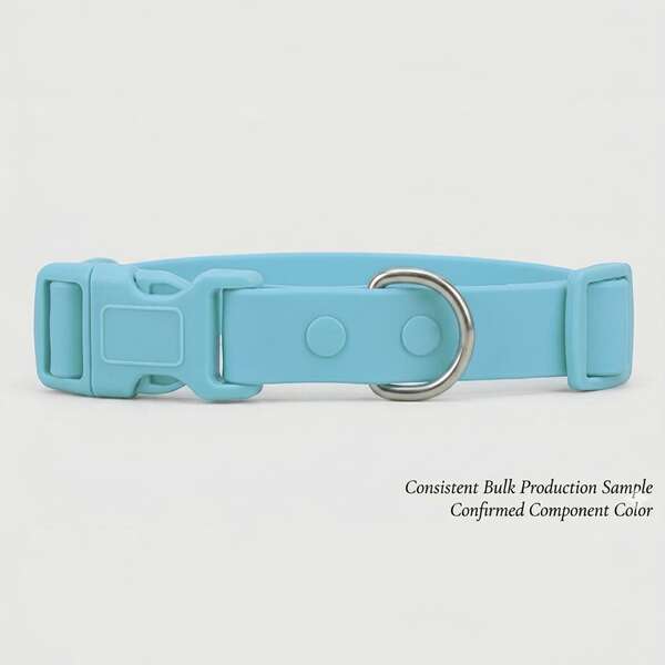 PVC Waterproof, Odor-Resistant, Rust-Proof Dog Collar, Easy To Clean Adjustable Buckle, Suitable For Small, Medium And Large Dogs