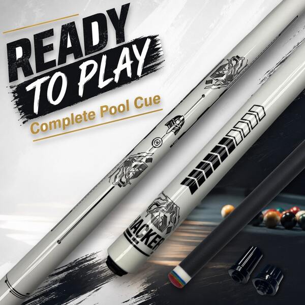 Pool Cue Stick Carbon Fiber 58 Inch 19oz Billiard Cue 12.5mm Tip Soft Non Slip Grip Professional Billiards Stick Holiday Gift For Pool Lovers