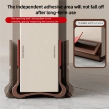Adjustable Plastic Door Stop, Windproof, Soundproof, Insect-Proof, Waterproof, Soft PVC Bottom Seal, Easy To Install, Suitable For Daily Indoor Door Sealing, Indoor Use - B - View 2