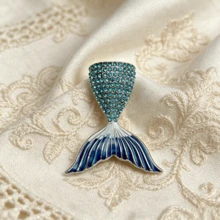 1pc/3pcs Shiny Cute Zinc Alloy Brooch, Exquisite Daily Wear Brooch For Women - Multicolor - View 7