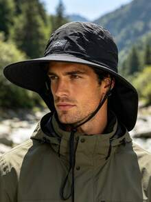 1pc Spring/Summer New Fashionable Outdoor Sun-Shading Breathable Mesh Neck Protector Bucket Hat, Face-Slimming, Versatile, Soft & Comfortable, Suitable For Outdoor Activities, Hiking, Fishing, Camping, Cycling - Multicolor - View 5
