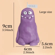 Lilin Aromaterapi Bergaya, Lilin Aromaterapi Berbentuk Monster Buatan Tangan yang Kreatif dan Lucu, Ekspresi yang Kaya, Imut dan Menarik, Desain Unik, Cocok Sebagai Hadiah Ulang Tahun Kecil untuk Pasangan atau Teman, Cenderamata Pernikahan, Dilengkapi dengan Kotak Hadiah yang Lucu, Menarik, dan Indah - Multi Aroma - View 10
