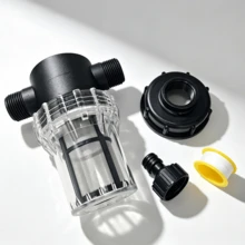1組 S60 IBC 水箱配件 80目濾網 16mm螺紋接頭 水管接頭 水龍頭轉接頭 適用於戶外花園軟管澆水灌溉接頭/戶外雨水桶灌溉轉接頭 - A - 查看 11