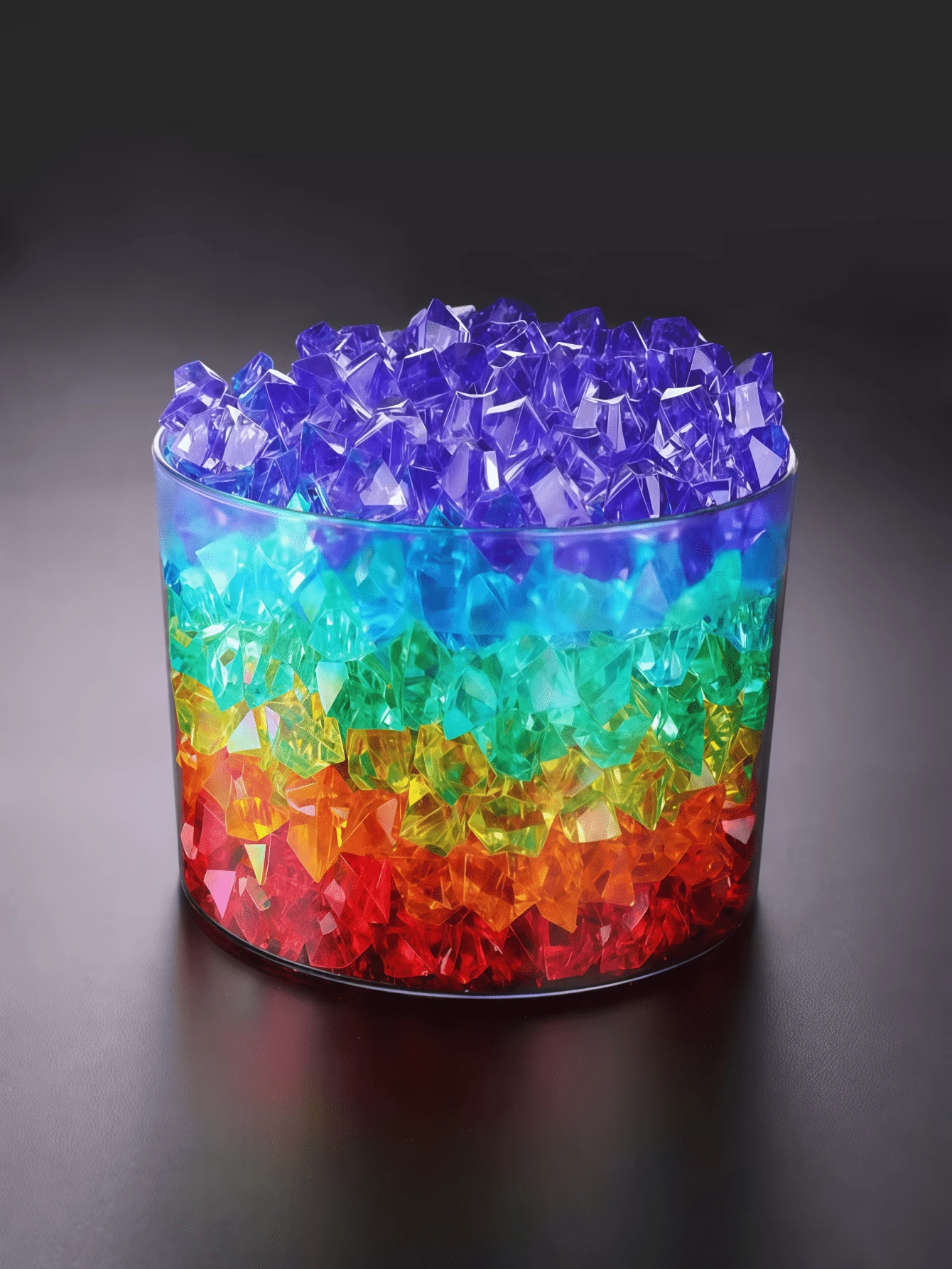 500pcs 11*14mm Artificial Crushed Ice, DIY Craft Materials, Suitable For Wishing Bottles, Ceramic Painting And Jewelry Making, Also Suitable For Fish Tank, Phone Case And Keychain Decoration, Random Mixed Colors, Warning: Small Parts, Only For 14 Years Old And Above - 500 PCS - View 1