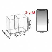 1pc Transparent Bar Straw Storage Box, Small Disposable Cup Holder, Suitable For Straws, Coffee Stirrers, Disposable Cups And Capsule Coffee Storage Organizer - Multicolor - View 14