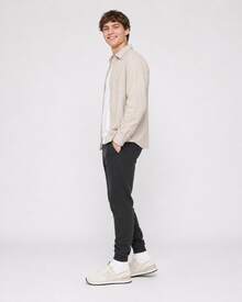 New Balance NB 574 運動舒適百搭耐磨透氣 低筒 休閒城市通勤跑步鞋 男女同款 米白黑 - 米白色 - 查看 9