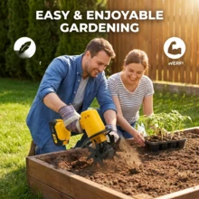 21V Electric Tillers & Garden Soil Loosening Machines - Power Upgrade - View 6