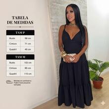 Women's Duna Ruffled Maxi Dress With Built-In Bra - Elegance, Lightness And Perfect Drape. - Negro - Ver 3