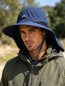 1pc Spring/Summer New Fashionable Outdoor Sun-Shading Breathable Mesh Neck Protector Bucket Hat, Face-Slimming, Versatile, Soft & Comfortable, Suitable For Outdoor Activities, Hiking, Fishing, Camping, Cycling - Multicolor - View 3