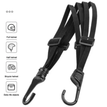 Tali Pengikat Helm Jok Belakang Sepeda Motor, Tali Elastis yang Dapat Diatur, Tali Pengikat Kargo 60cm/90cm - Satu ukuran cocok untuk semua. - View 5
