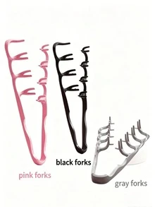 Fluffy Styling Comb – Dual-Texture Toothed Hair Comb With Petal-Shaped Grooves, Quickly Enhances Styling, Adds Texture And Provides Natural Voluminous Effect, Perfect For Daily Grooming And Hairstyle Management - Multicolor - View 6