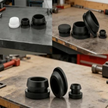 125pcs Black Rubber Plugs, 8 Sizes Silicone Plugs For Round Holes, 1" 3/4" 5/8" 1/2" 3/8" 5/16" 1/4" 1/5", Rubber Plug Set, Suitable For Furniture, Office, Kitchen, Car - Multicolor - View 6