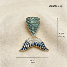 1pc/3pcs Shiny Cute Zinc Alloy Brooch, Exquisite Daily Wear Brooch For Women - Multicolor - View 4