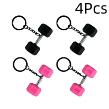 1Pc/2/3/4Pcs Mini Realistic Dumbbell Keychain, Bodybuilding Fitness Accessory, Novelty Gift For Fitness Enthusiasts - Multicolor - View 26