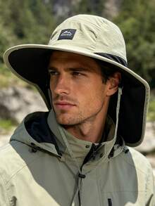 1pc Spring/Summer New Fashionable Outdoor Sun-Shading Breathable Mesh Neck Protector Bucket Hat, Face-Slimming, Versatile, Soft & Comfortable, Suitable For Outdoor Activities, Hiking, Fishing, Camping, Cycling - Multicolor - View 8