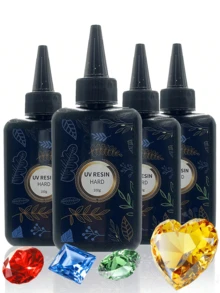 100g/400g Premium UV Resin - 3.53oz/14.11oz Crystal Clear UV Resin, Suitable For Jewelry Making, DIY Crafts - Fast Drying, High Gloss And Bubble-Free | Perfect For Casting, Coating And Art Projects - UV Resin - View 2