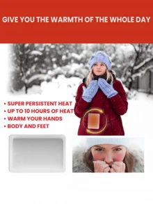 Warm Patches, Hand Warmers, Body Warmers, Portable Self-Heating Foot Warmers, Body Warmers, Effectively Resist Cold, Long-Lasting Warmth, Suitable For Adults, Children, Elderly, Household Essential. - Multiple Styles - View 8