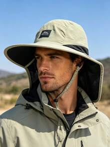 1pc Spring/Summer New Fashionable Outdoor Sun-Shading Breathable Mesh Neck Protector Bucket Hat, Face-Slimming, Versatile, Soft & Comfortable, Suitable For Outdoor Activities, Hiking, Fishing, Camping, Cycling - Multicolor - View 2