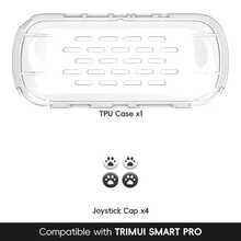 DATA FROG ForTSPS TPU Protective Case With Cat Paw Joystick Cap Double Layer Tempered Glass Complete Set Of Anti Scratch And Anti Drop Protection Devices For Game Consoles - View 18