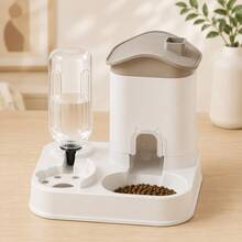 2-In-1 Automatic Pet Food And Water Dispenser, Large Capacity Gravity Feeder With Detachable Bowl, Easy-Clean Feeding Station For Cats And Small Dogs - 500ml - View 10