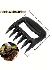 Manual Weeding Rake - Multi-Functional Gardening Tool | Clears Weeds And Moss From Lawn Gaps | Reinforced Galvanized Handle | Metal Weeding Tool | Ideal For Spring Weeding - A - View 4