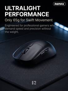 REMAX WM Wireless Mouse Series Bluetooth 5.0 + 2.4G Dual-Mode Wireless Mouse | 35-Hour Battery Life | 10m Stable Transmission | 65g Lightweight Design | Compatible With Office, Laptop, And Tablet - View 3