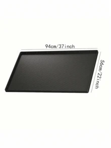 Silicone Mat, Suitable For Kitchen & Bathroom Waterproof, Cabinet Organizer Under Sink And Storage, Sink And Cabinet Protector, Bathroom Sink Under Tray - Black - View 13