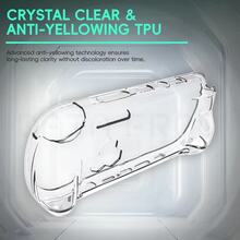 DATA FROG ForTSPS TPU Protective Case With Cat Paw Joystick Cap Double Layer Tempered Glass Complete Set Of Anti Scratch And Anti Drop Protection Devices For Game Consoles - View 3