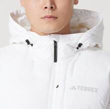 adidas XPLORIC GOOSE DOWN JACKET 戶外防風防水舒適保暖休閒運動羽絨外套外套 男款 白色 - 白色 - 查看 5