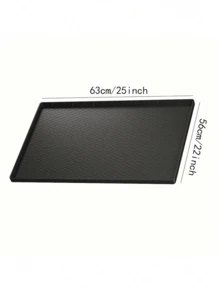 Silicone Mat, Suitable For Kitchen & Bathroom Waterproof, Cabinet Organizer Under Sink And Storage, Sink And Cabinet Protector, Bathroom Sink Under Tray - Black - View 16