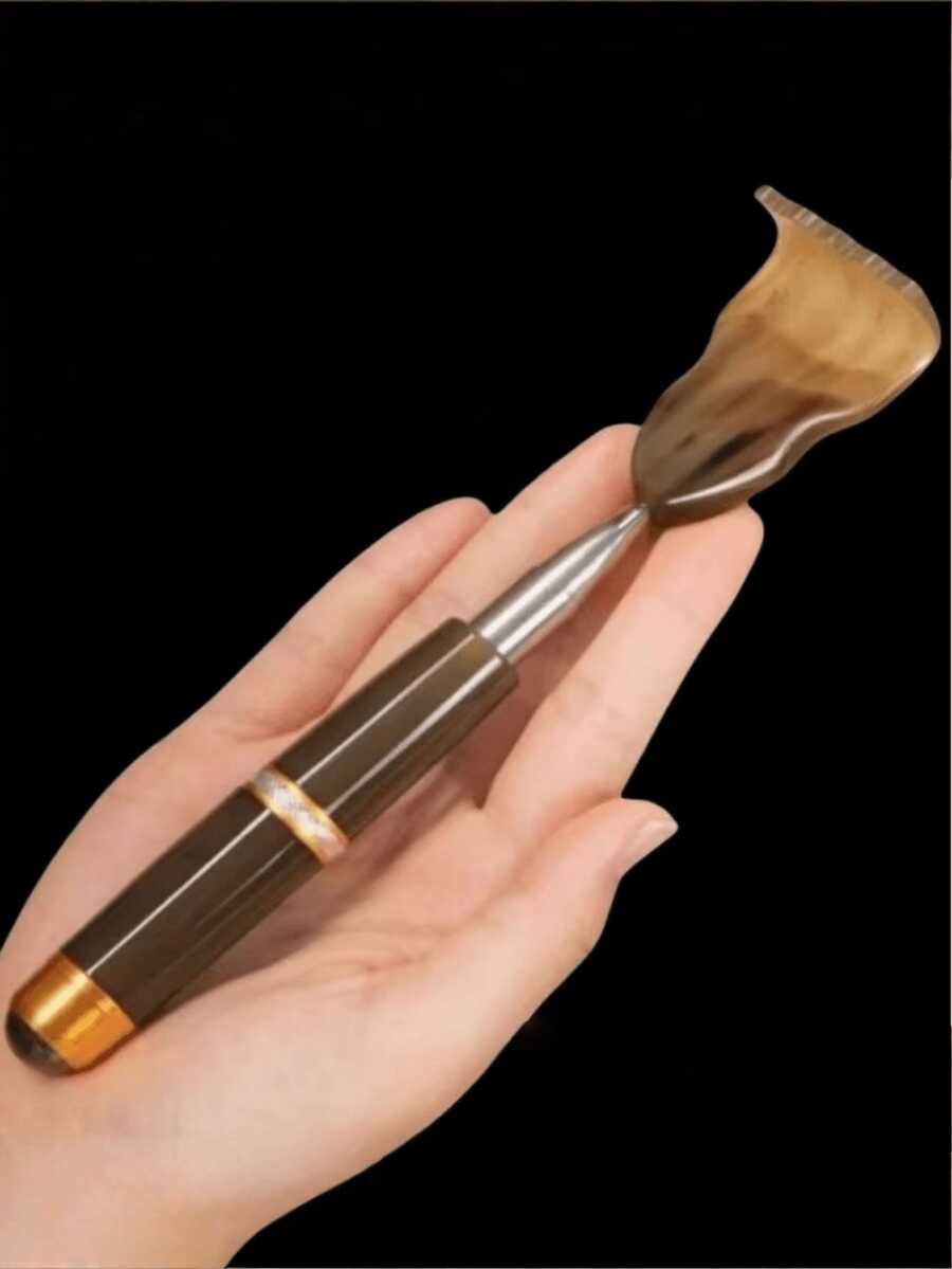 Natural Ox Horn Back Scratcher, Extendable Backscratcher, Scratch Whole Body Without Help - Multicolor - View 1