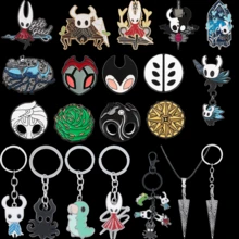1 pieza Broche Hollow Knight Oruga Clavo Colgante Comandante Grimm Pines de Cómic Unisex Accesorio para Mochila Ropa Insignia Regalo - Multicolor - Ver 3