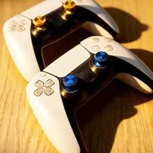 DATA FROG Compatible With P5 Metal Mushroom Head Cap Includes 4 Silicone Caps Features A Spiral Texture For Better Grip And Improved Gaming Accuracy - View 4