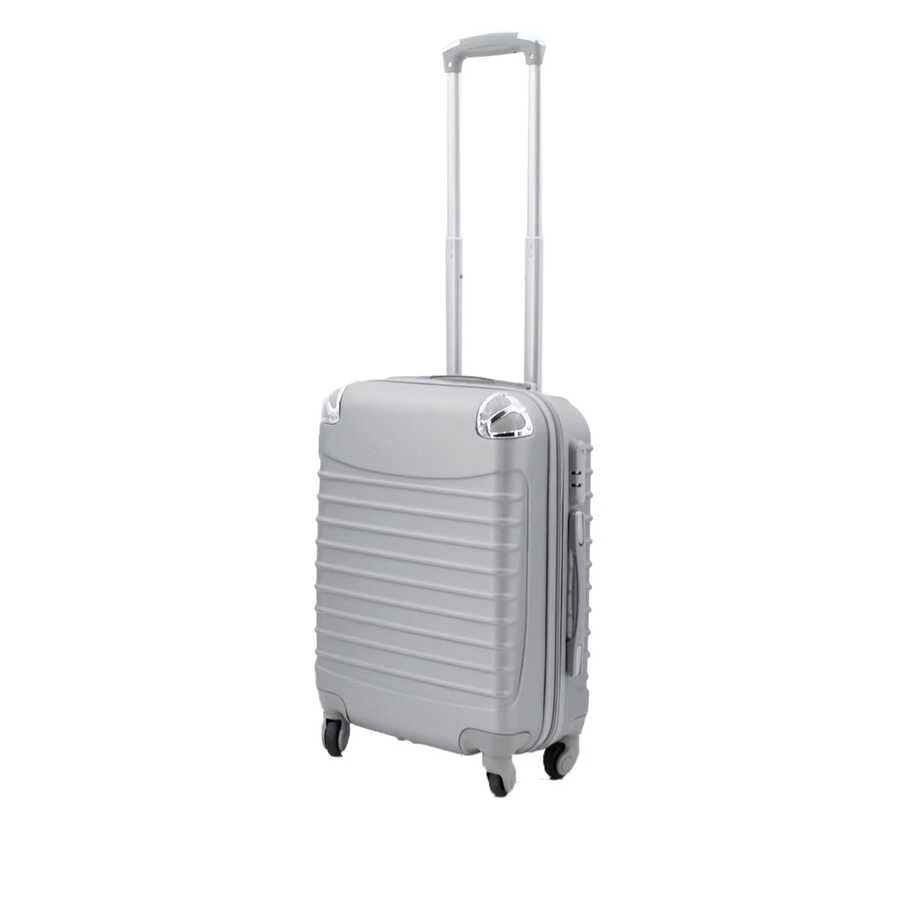 10KG Travel Suitcase With 360 Wheels And Telescopic Handle - Silver - View 1