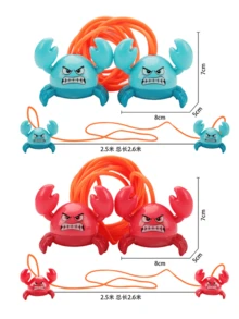 Children's Diving Toys, Pool Toys, Children's Bath Toys, Children's Water Game Toy Set, Children's Diving Arch, Underwater Treasure Hunt Toys, Sinking Toy Set, Sinking Toy Set, Underwater Gift With Storage Bag, Including Crab, Shark, Seahorse, Swimming Pool Game With Mesh Storage Bag - Multicolor - View 11