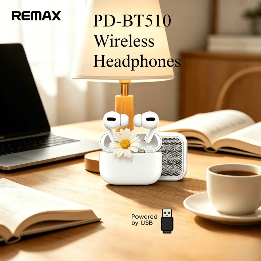 REMAX Tai nghe không dây PD-BT510: Kết nối tức thì khi bật nguồn, thiết kế thoải mái, truyền tải ổn định, phù hợp cho hoạt động thể thao, tương thích với tất cả các hệ thống Android và Apple. - Xem 1