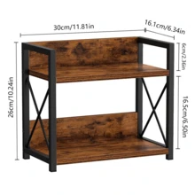 Upgraded Reinforced Double-Layer Storage Rack, Suitable For Kitchen Countertop, Seasonings, Cosmetics And Bathroom - Multicolor - View 2