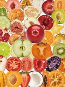 50pcs Fruit Slice Transparent Creative Aesthetic Stickers, PET Material Waterproof Durable, Suitable For Scrapbooks, Tablets, Notebooks, Phone Cases, Laptops - Multicolor - View 2