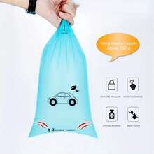 Car Trash Bags - Easy To Stick, Waterproof, Leak-Proof And Self-Adhesive Cleaning Bags, Suitable For Car, Bedroom, Bathroom, Office And Kitchen - A - View 8