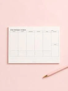 Student Planner, Tear-Off Page School Schedule Book, Undated Monthly/Weekly Calendar, Homework To-Do List Notebook, Teenager Study Planning Book School Supplies - Multiple Styles - View 8