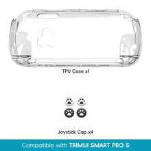 DATA FROG ForTSPS TPU Protective Case With Cat Paw Joystick Cap Double Layer Tempered Glass Complete Set Of Anti Scratch And Anti Drop Protection Devices For Game Consoles - View 15